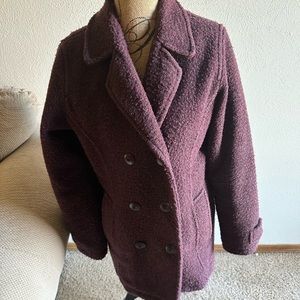 Fuzzy peacoat
